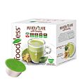 FoodNess Matcha Latte Packung und Kapsel für Dolce Gusto
