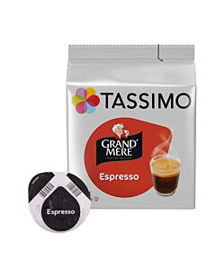 Grand Mère Espresso package and capsule for Tassimo